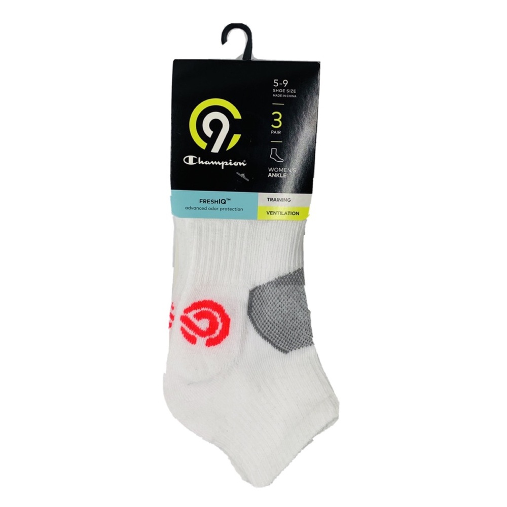 Women’s Champion Ankle Socks 3pk- Size (5-…